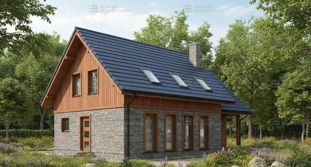 Проект Двухэтажный дом 14 на 11, 173 м2