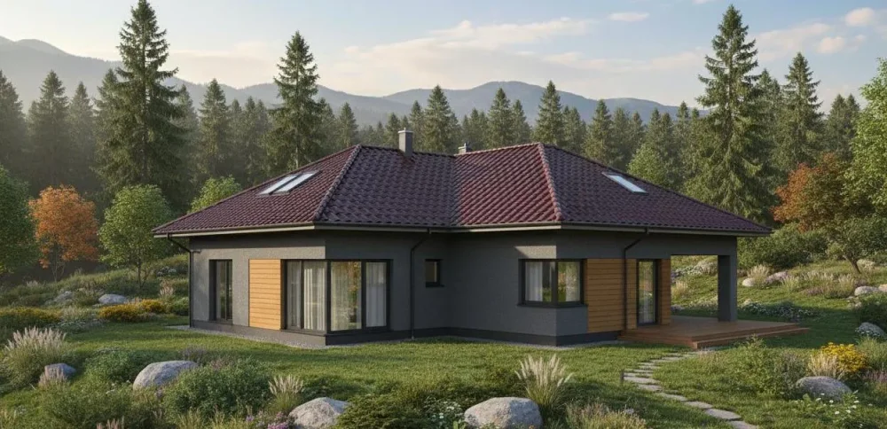 Проект Двухэтажный дом 16 на 16, 265 м2