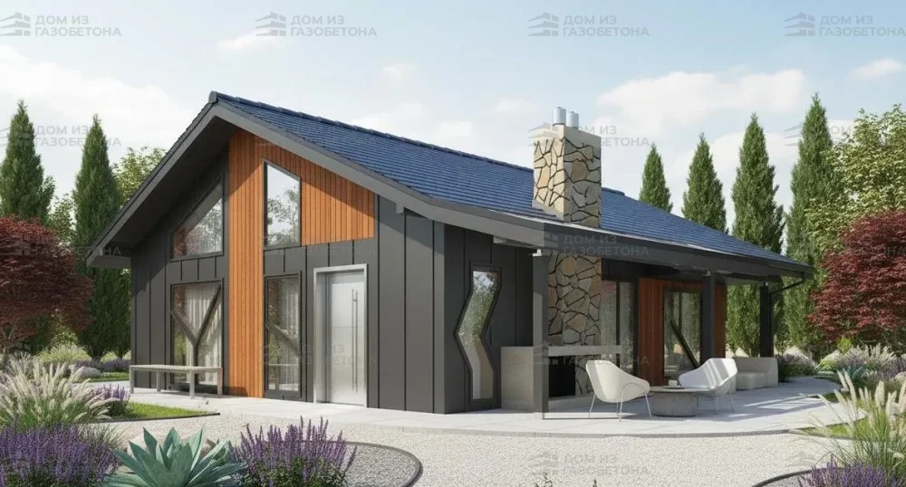 Проект Одноэтажный дом 18 на 14, 137 м2