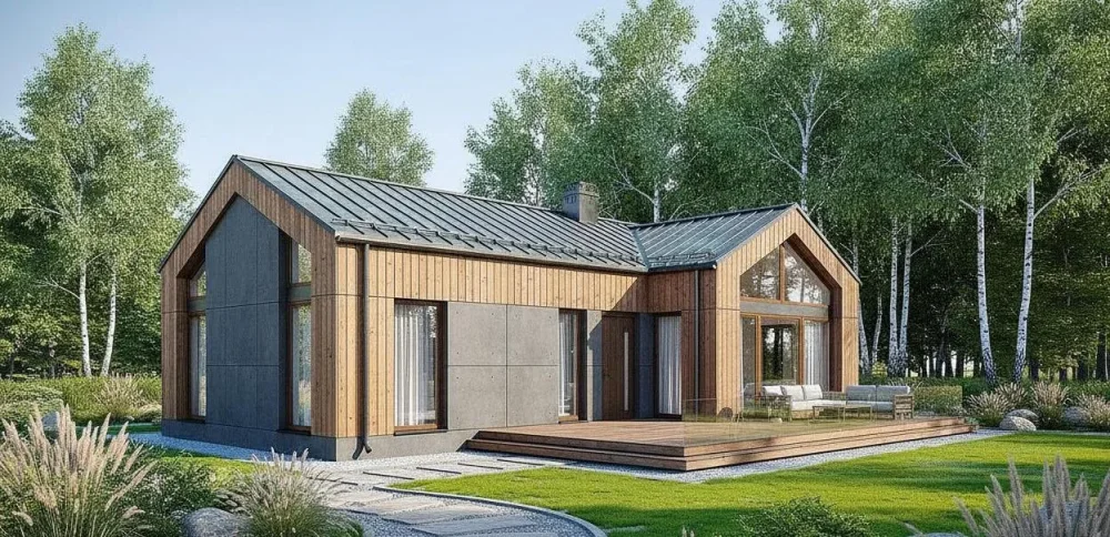 Проект Одноэтажный дом 14 на 19, 172 м2