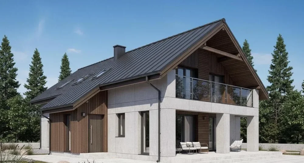 Проект Двухэтажный дом 19 на 12, 235 м2