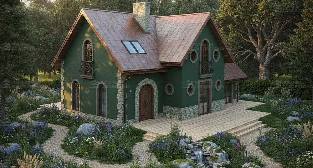 Проект Двухэтажный дом 18 на 10, 213 м2