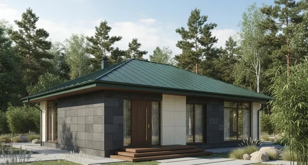 Проект Одноэтажный дом 11 на 16, 112 м2