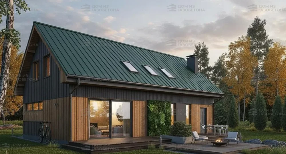 Проект Двухэтажный дом 9 на 14, 166 м2